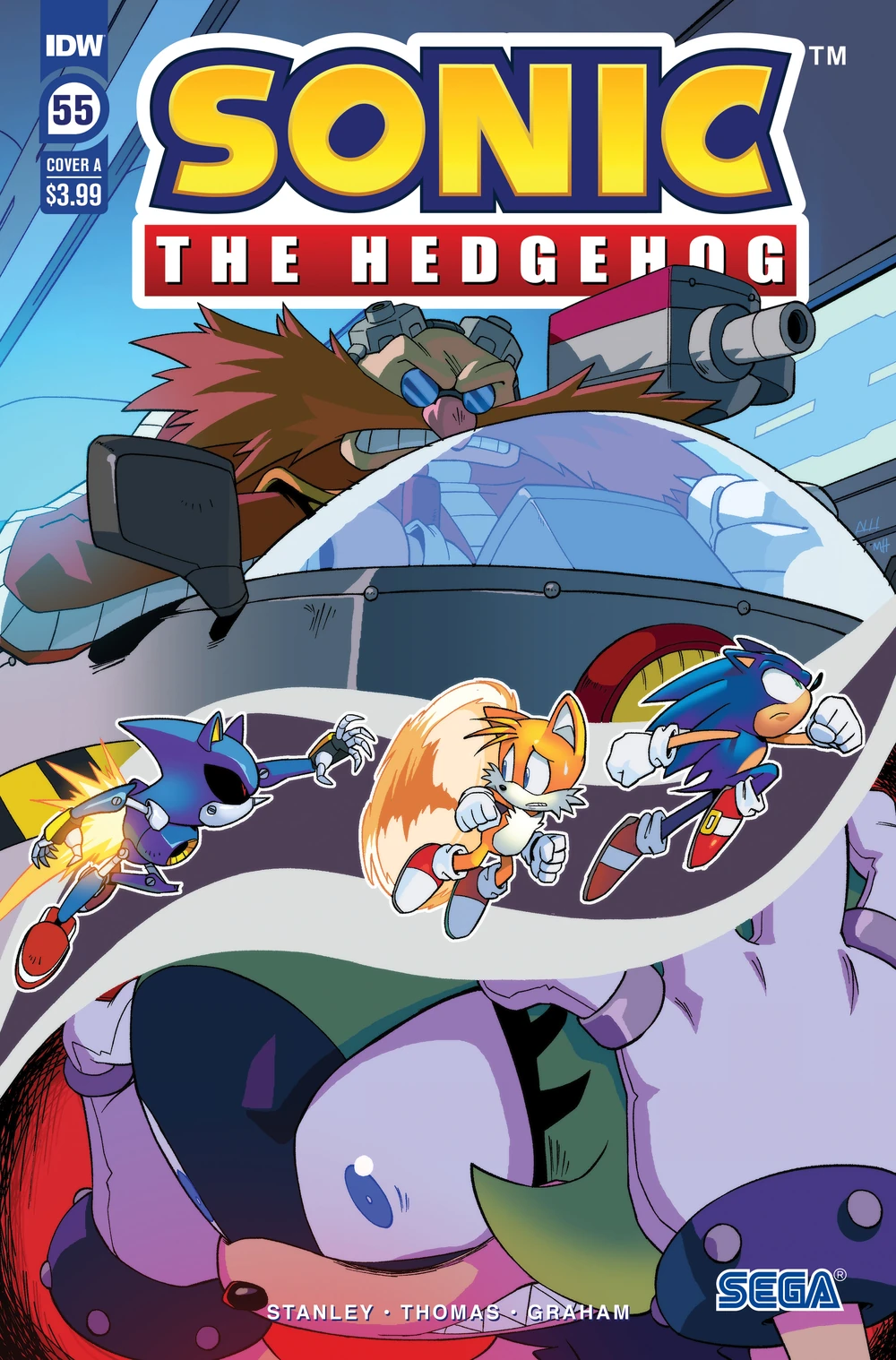 Sonic The Hedgehog #55 Cover A