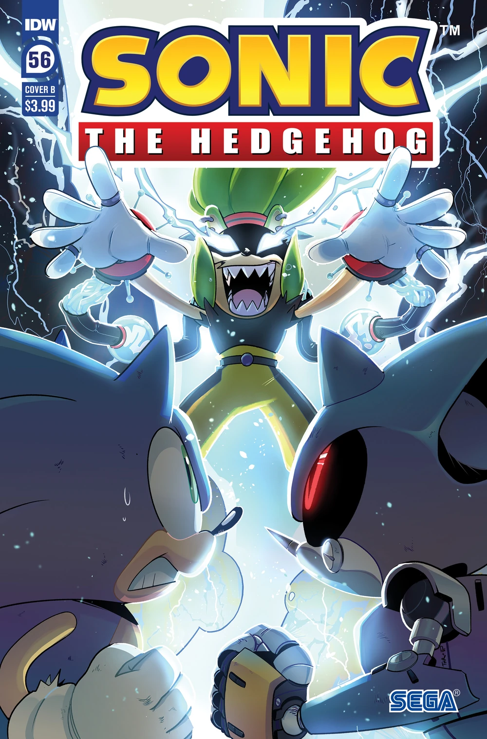 Sonic The Hedgehog #56 Cover B