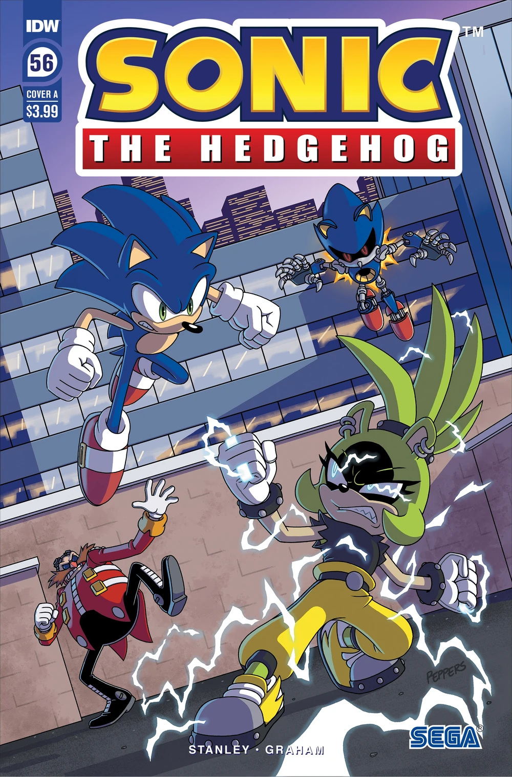 Sonic The Hedgehog #56 Cover A