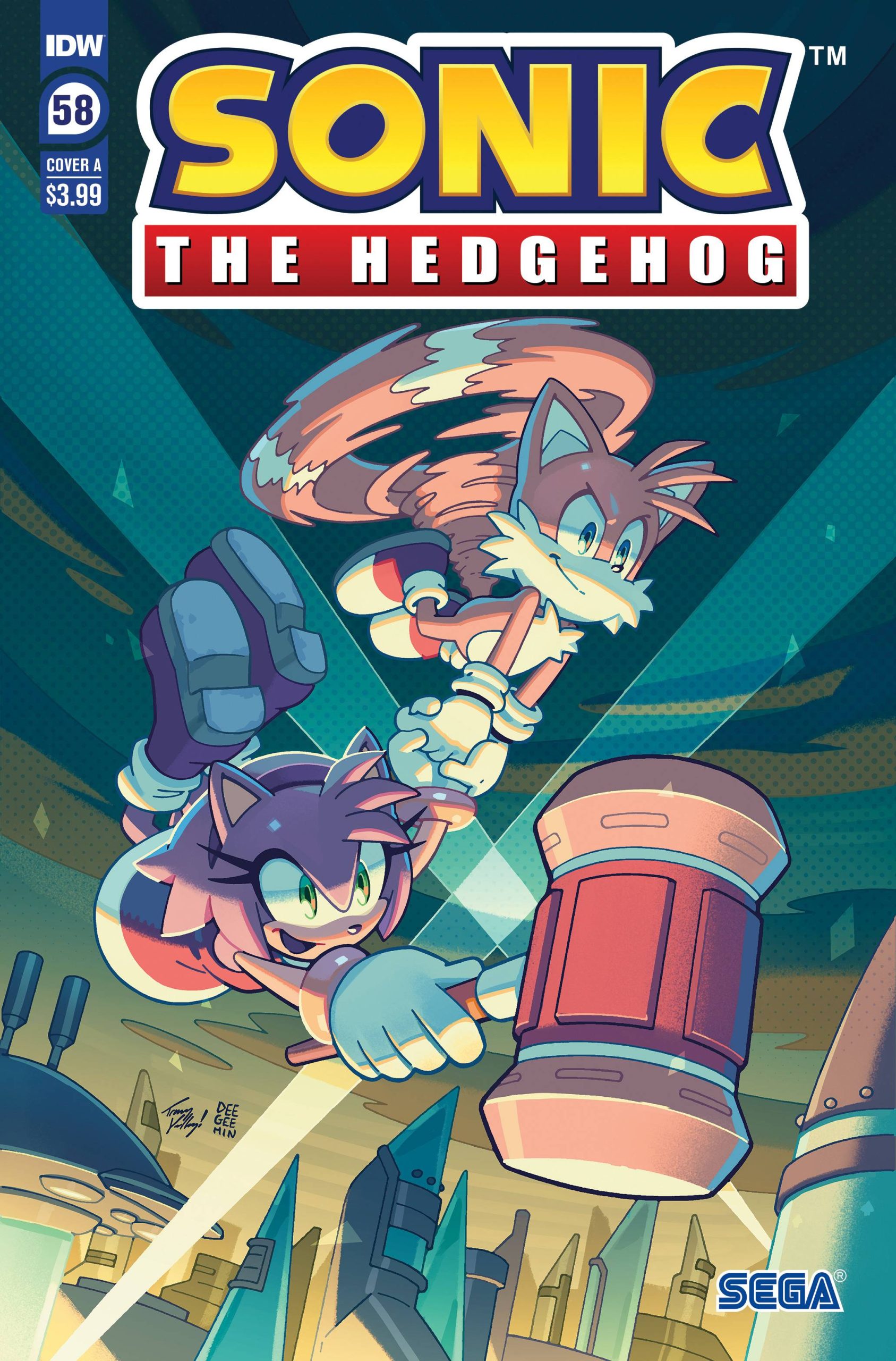 Sonic The Hedgehog #58 Cover A